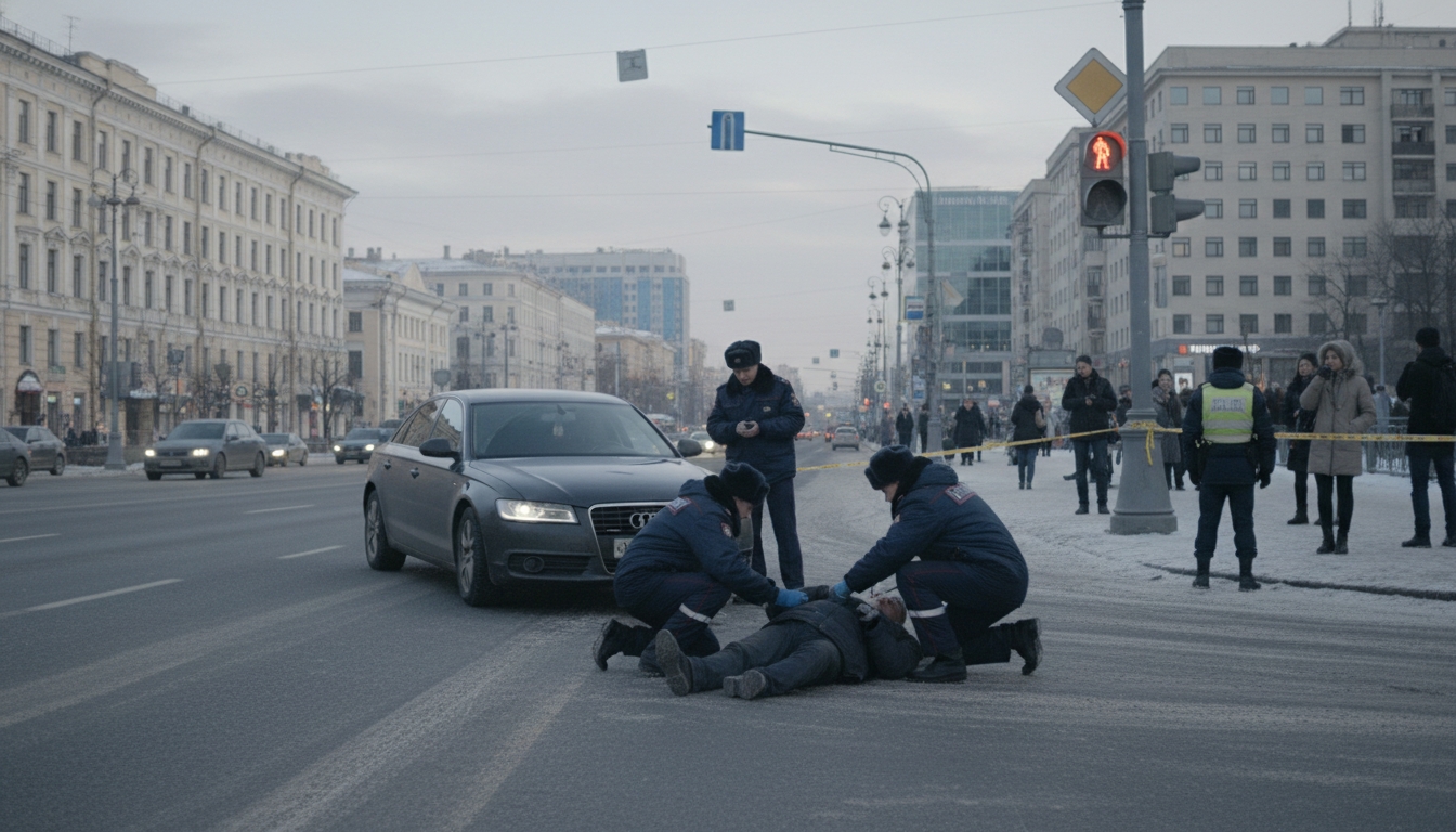 Пешеход пострадал под колесами Lexus в Петербурге Сгенерировано
