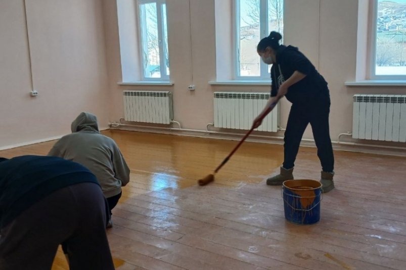 Капремонт пресс-службы администрации Агинского Бурятского округа