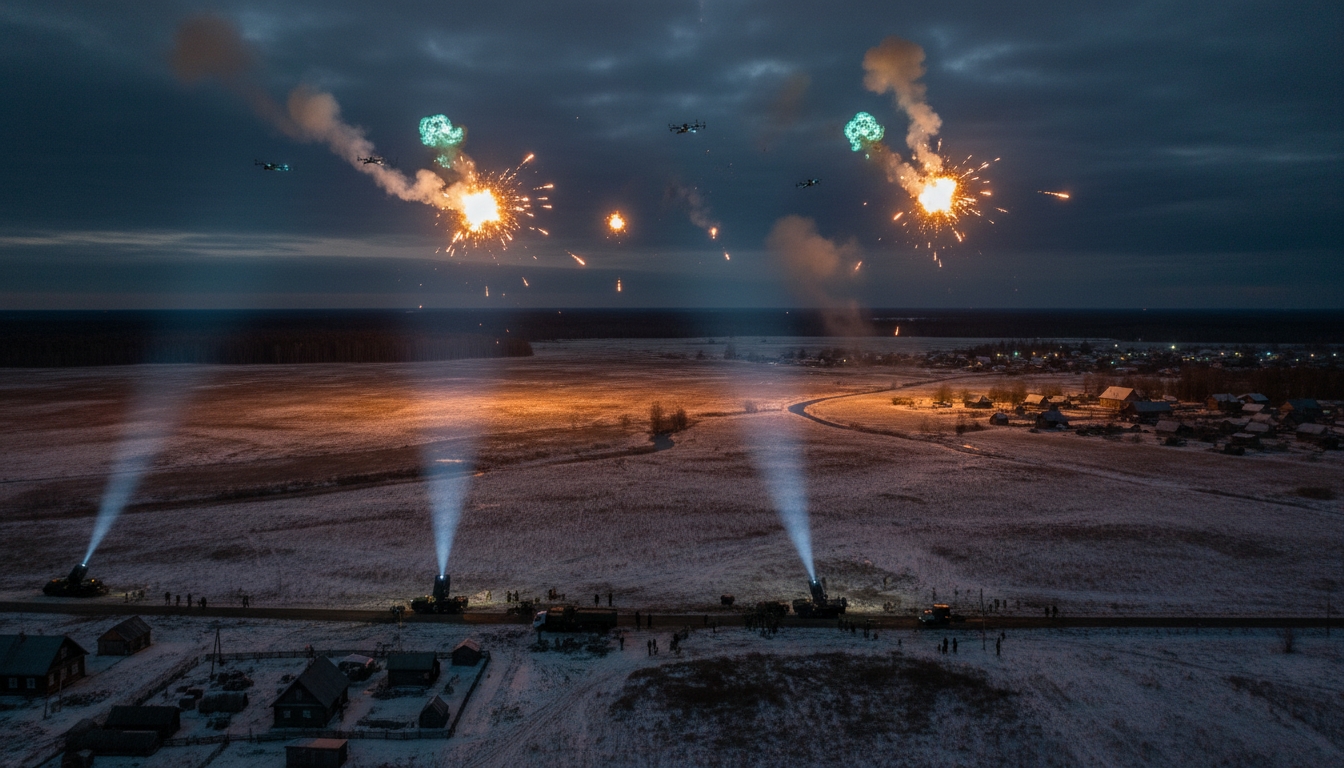 Ночью и утром в России сбили 83 беспилотника Сгенерировано