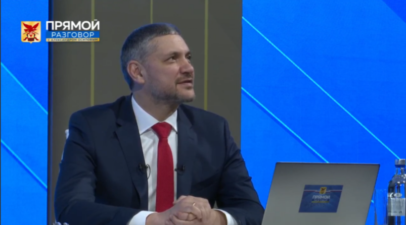 Губернатор Забайкалья Александр Осипов кадр с эфира