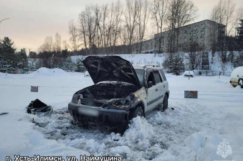 Четыре автомобиля горели в Приангарье в минувшие сутки ГУ МЧС России по региону