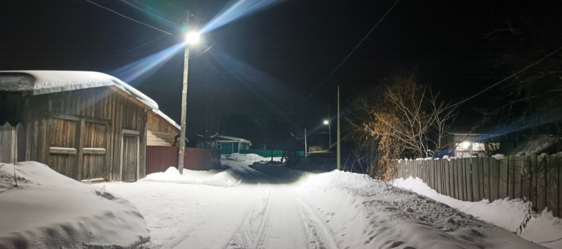 Освещение в Тымовском пресс-служба министерства энергетики Сахалинской области