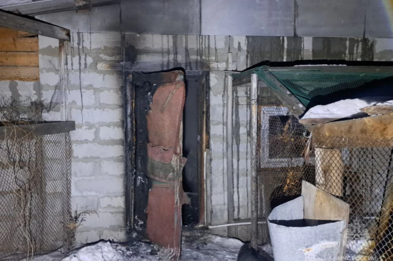 Сотрудник МЧС спас мужчину на пожаре в Бурятии МЧС по Бурятии