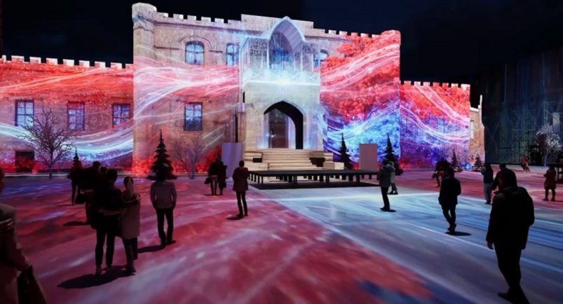 Новогоднее 3D-шоу спроецируют на фасад Нарзанной галереи в Кисловодске пресс-служба администрации Кисловодска