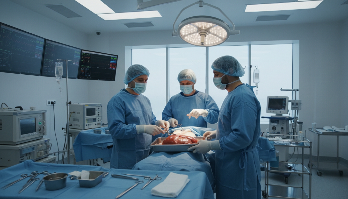 Печень доставили за 3000 км, чтобы спасти редкую жизнь Сгенерировано