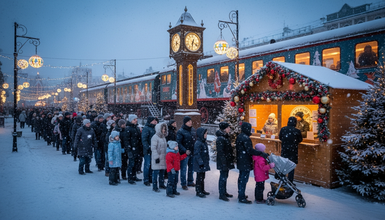 Петербургские родители не успевают взять бесплатные билеты на новогодние ёлки Сгенерировано