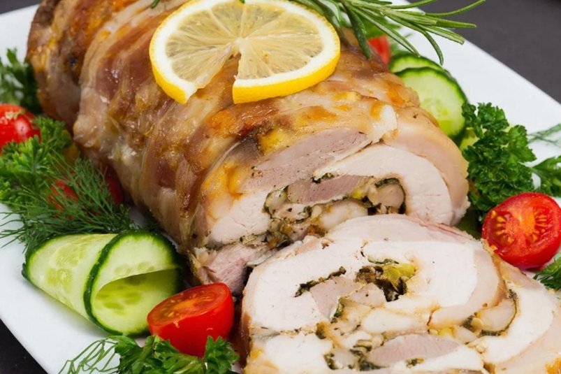 Берём свиную рульку: готовим сочный и ароматный рулет на Новый год - гости в восторге Kandinsky (18+)