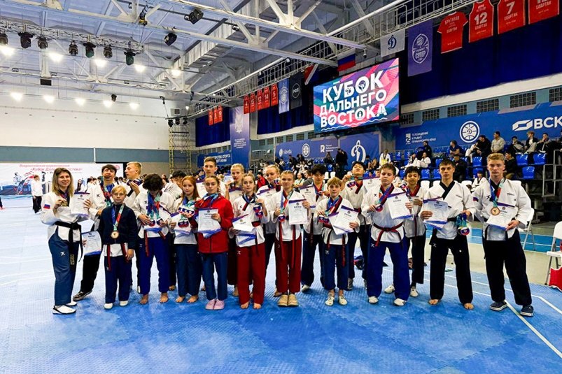 36 медалей завоевали наши спортсмены на Кубке Дальнего Востока по тхэквондо пресс-служба администрации НГО