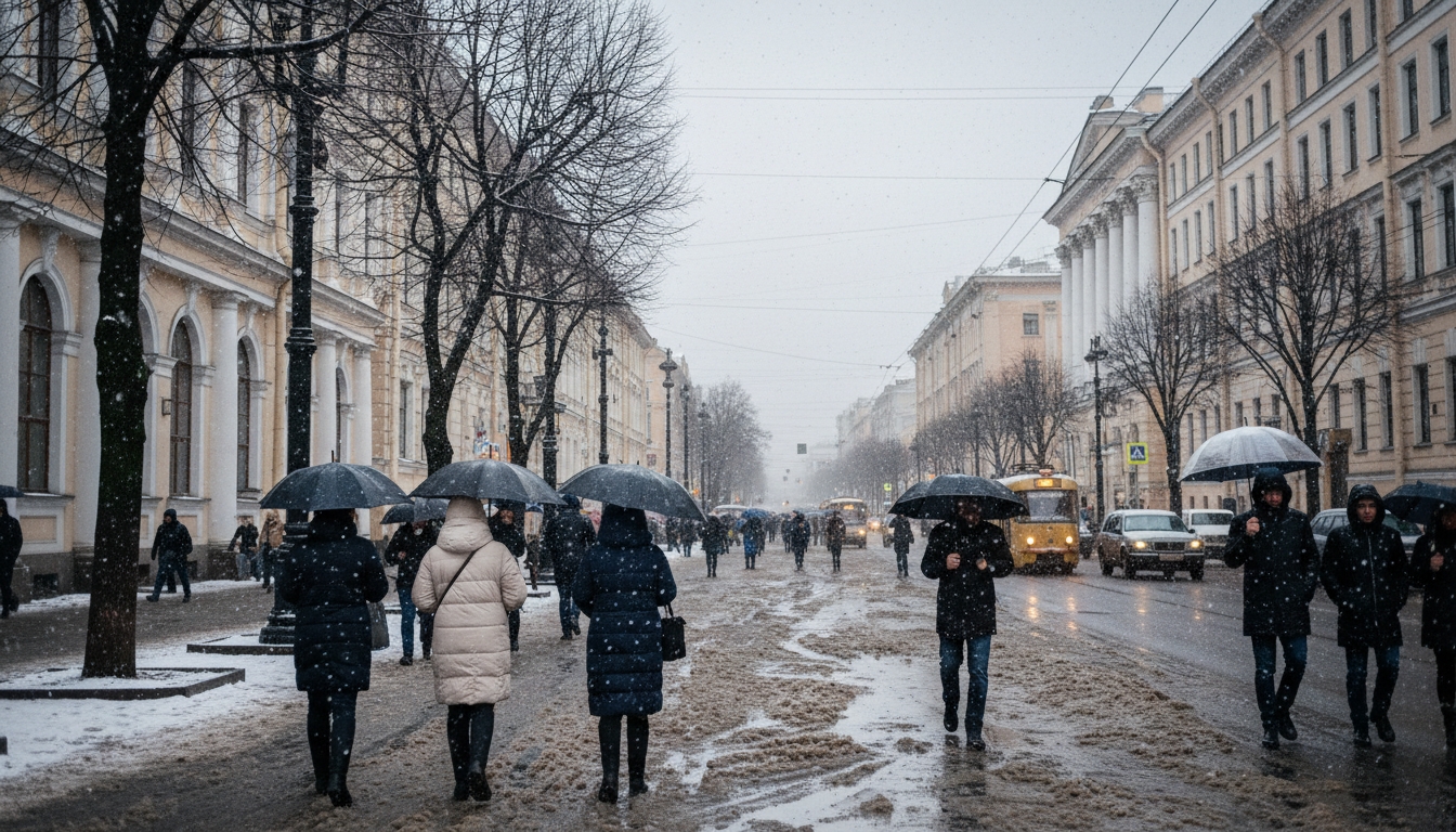 В Петербурге резко потеплеет до +7 градусов Сгенерировано