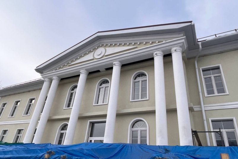 В Кяхте на 93% построили новый Дом культуры Управлении капитального строительства Бурятии. 