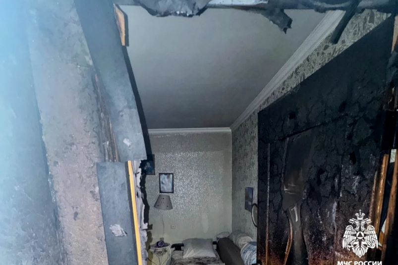 Трое детей и взрослый пострадали из-за пожара в многоэтажке Армавира пресс-служба МЧС Кубани