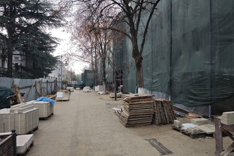 Ремонт филармонии идет полным ходом Соцсети М. Назарова