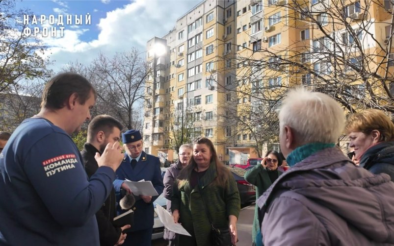 Дом начали ремонтировать после визита НФ и прокуратуры Народный Фронт Крыма