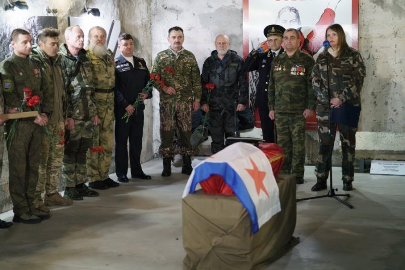 Церемония передачи останков воина Пресс-служба правительства Севастополя