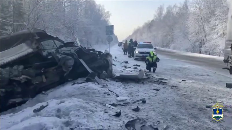 Пассажир погиб при лобовом столкновении в Бурятии ГИБДД по Бурятии