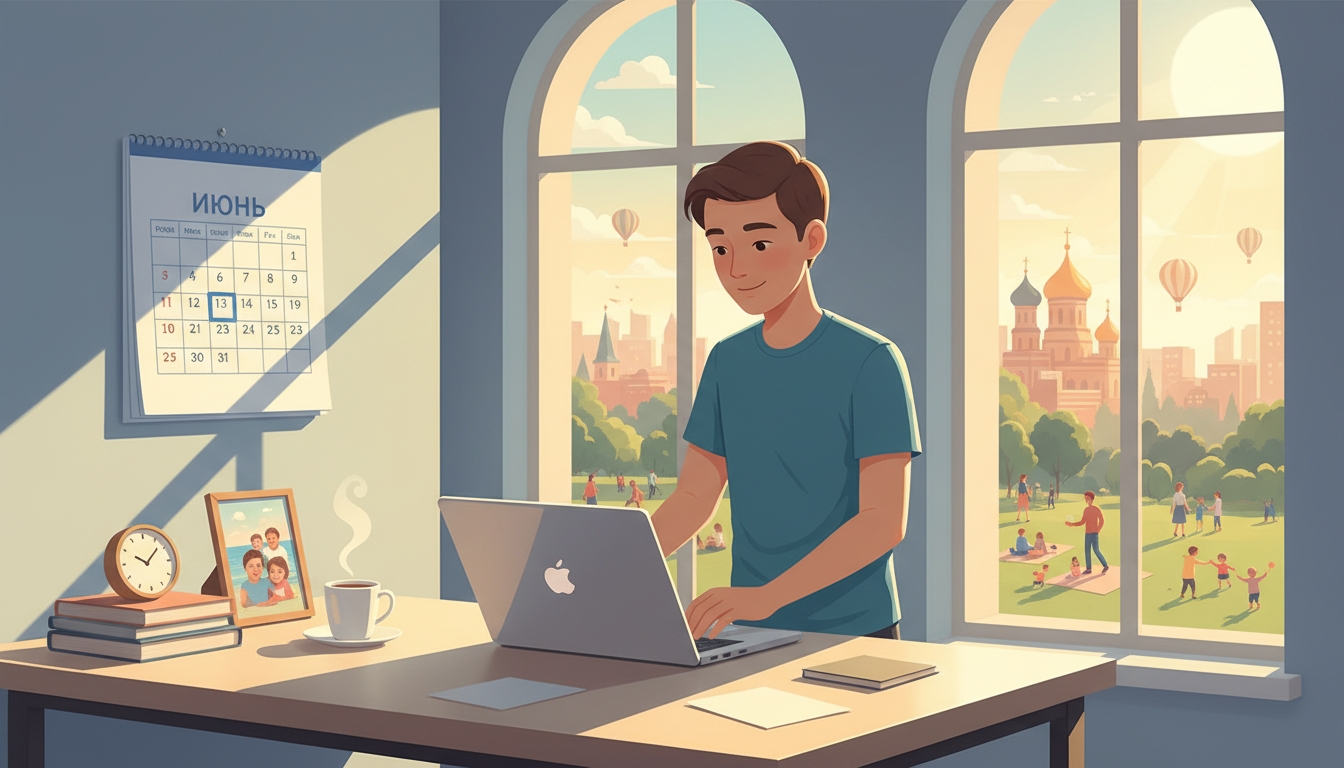 Рабочий день в России могут сократить до шести часов Сгенерировано