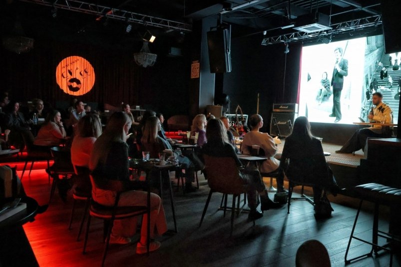 На лекции Ярослава Михеева Елена Поддубная, KamchatkaMedia