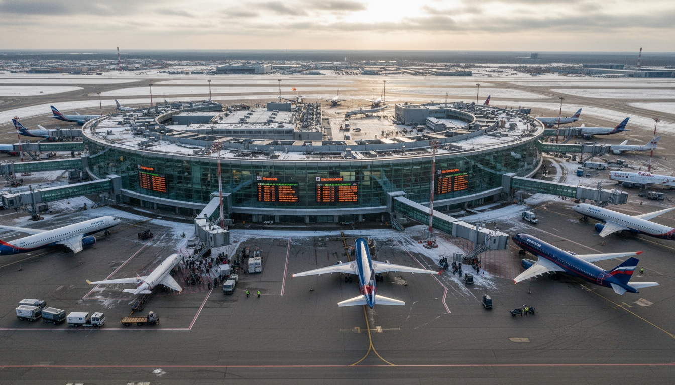 Пулково перегружен из-за ограничений в московских аэропортах Сгенерировано