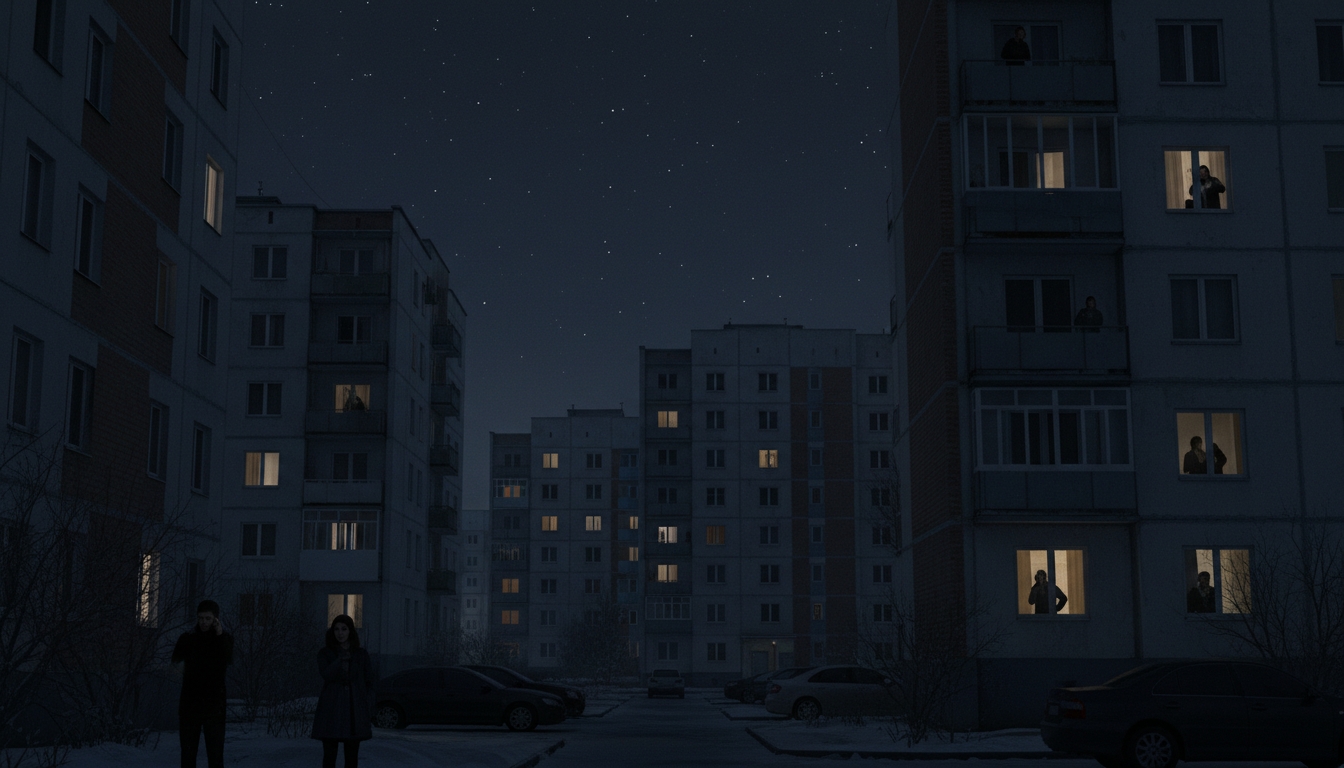 Блэкаут в двух жилых комплексах Приморского района Петербурга Сгенерировано