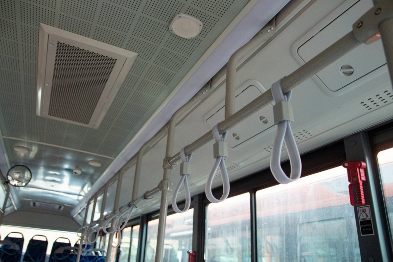 Общественный транспорт, автобус, поручни Юлия Матреницкая, ИА AmurMedia.ru