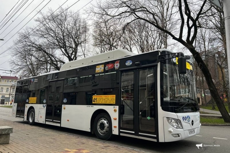 Новый автобус вместительностью более 100 человек выйдет на улицы Ставрополя Анастасия Алексахина, ИА Stavropol.Media