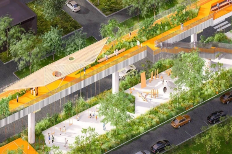 Власти Москвы утвердили проект планировки парка на месте монорельса mos.ru