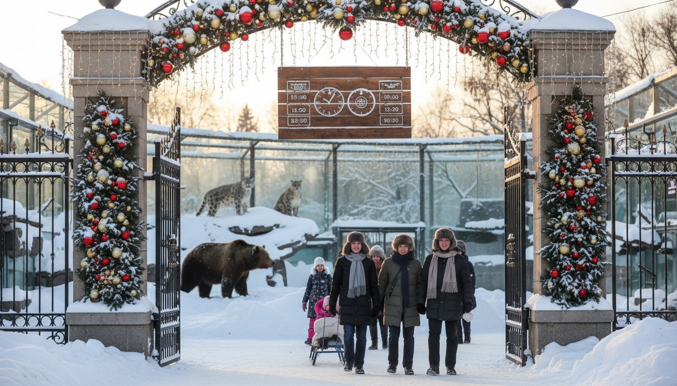 Ленинградский зоопарк изменит график работы на Новый год Сгенерировано