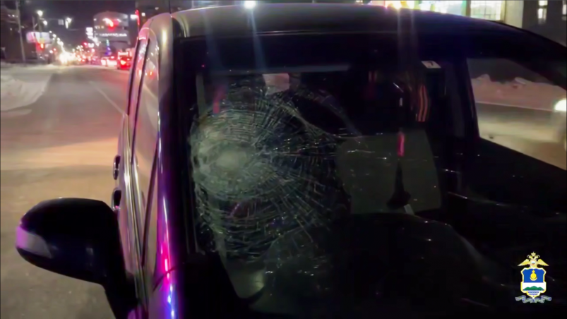 В Улан-Удэ сбил пенсионерку на дороге автомобиль ГИБДД по Бурятии