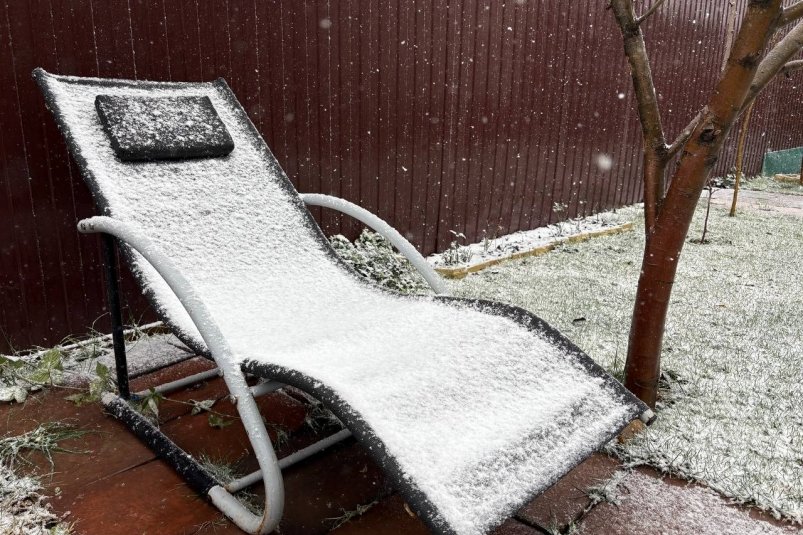 Первый снег пришёл в этом году на Старополье ИА Stavropol.Media