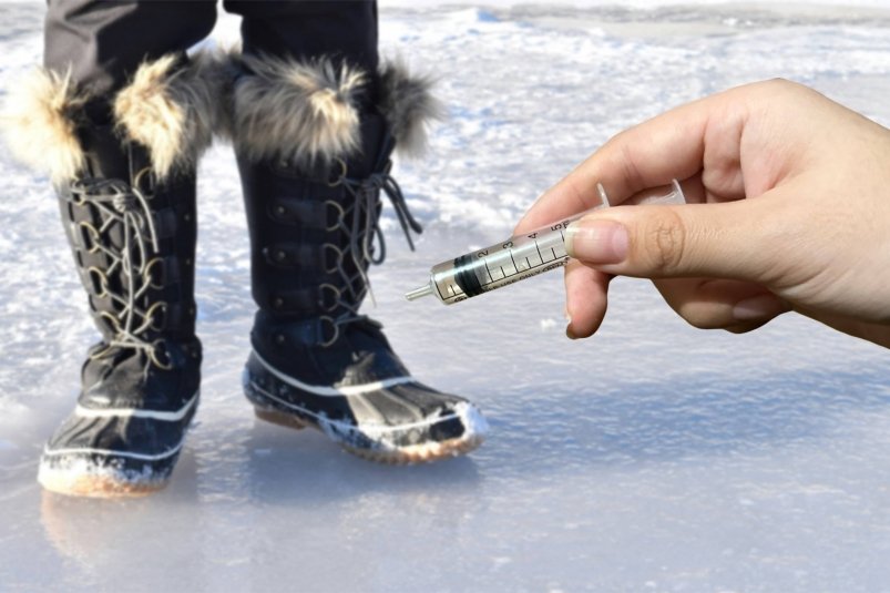 Лишь 4 капли на подошву - и по льду бегаю как по стадиону: ботинки не скользят всю зиму mandylin / unsplash и ИА Stavropol.Media