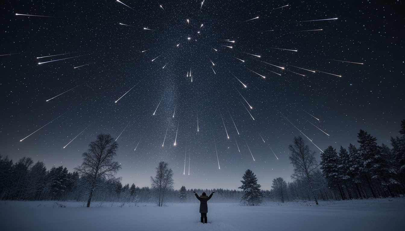 Над Россией начался самый яркий звездопад года Сгенерировано