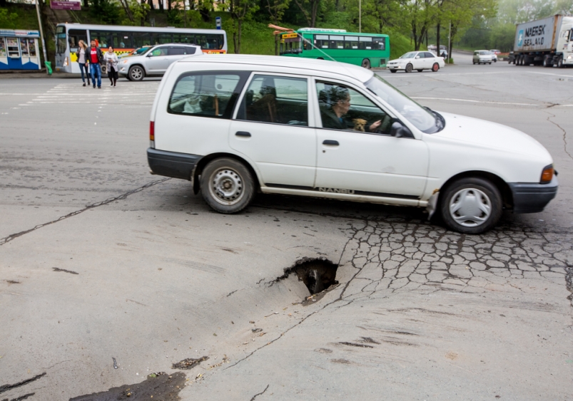 Яма на кольце Спортивной Мария Бородина РИА PrimaMedia