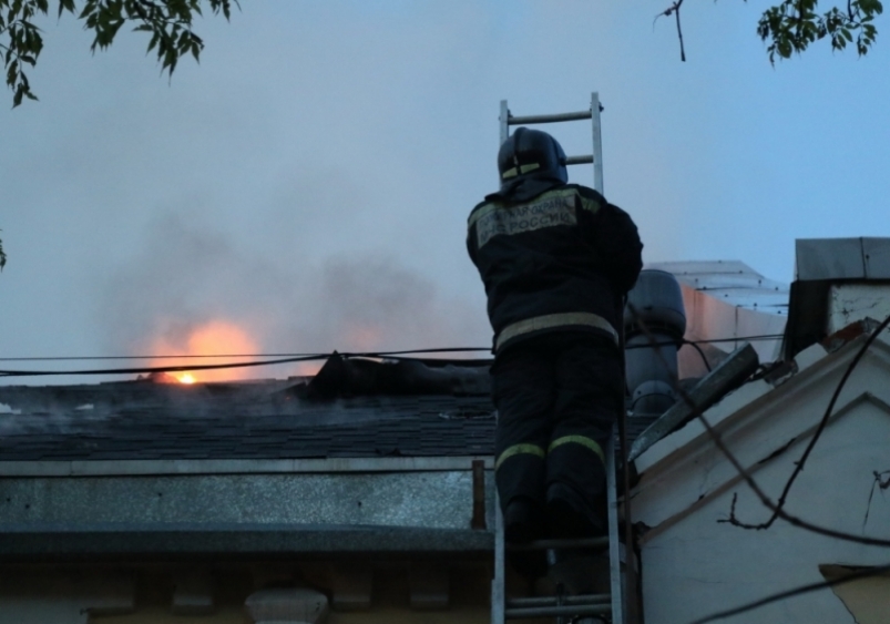 Пожар пресс-служба ГУ МЧС по Приморскому краю