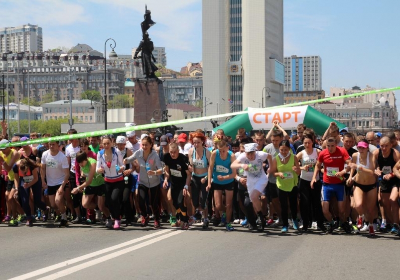 "Зеленый марафон" во Владивостоке предоставлено Сбербанком