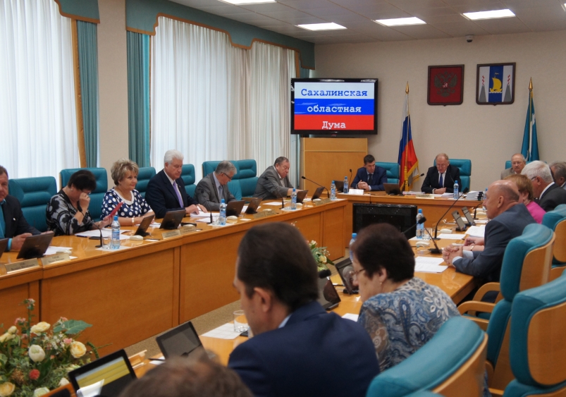 Заседание Сахалинской областной Думы ИА SakhalinMedia