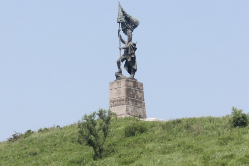 Монумент "Героям Хасана" на сопке Крестовой РИА PrimaMedia