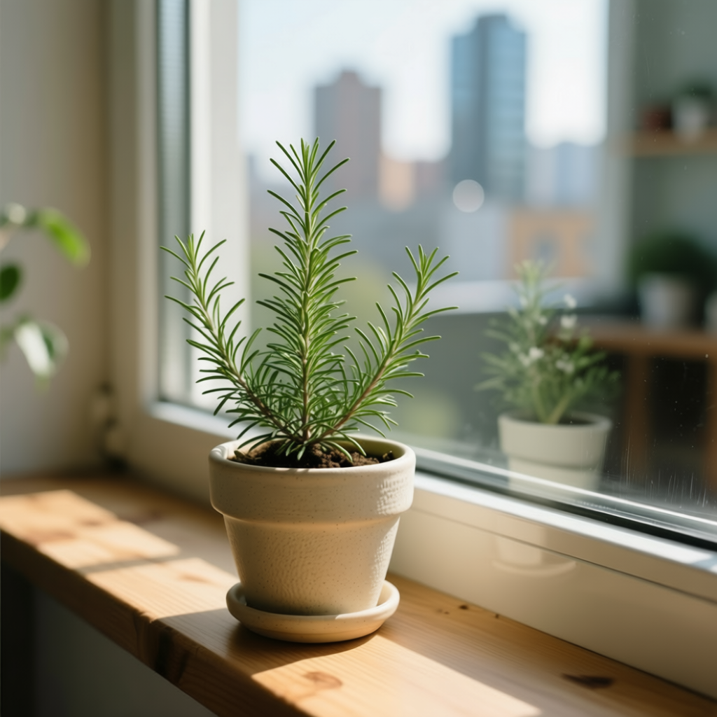 Сажаю розмарин в октябре - и наслаждаюсь всю зиму: свежий урожай на подоконнике Qwen