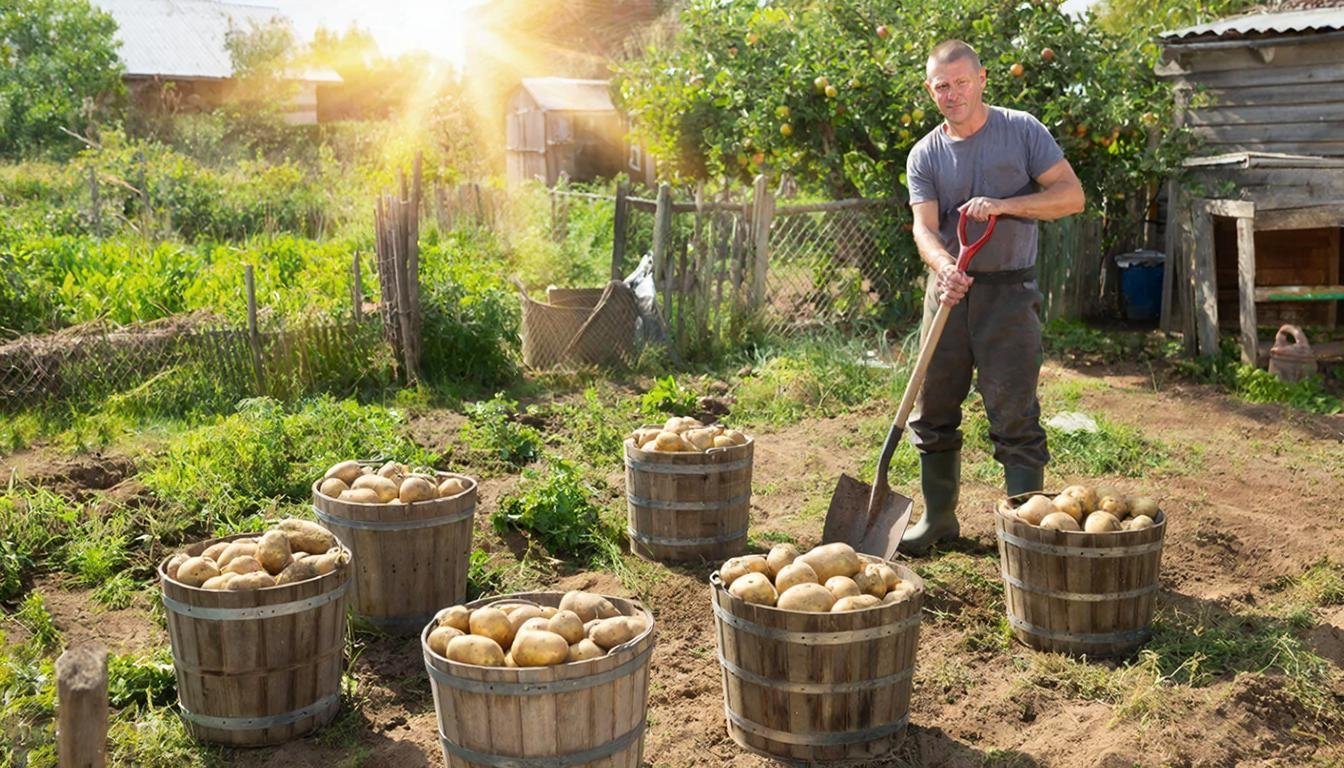 ТОП-3 ошибки при посадке картофеля: исправил и собираю 160 вёдер с 4 соток ИИ GigaChat (18+)