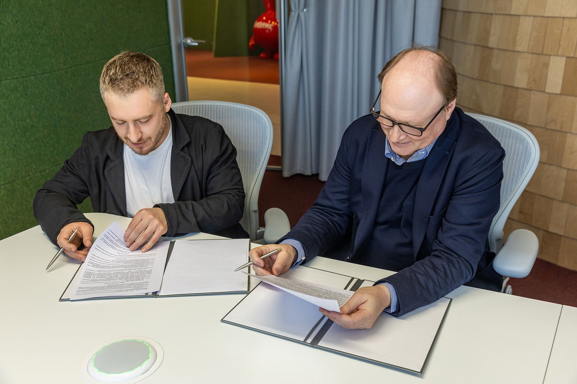 Дмитрий Масюк и Владимир Толстой пресс-служба Яндекса