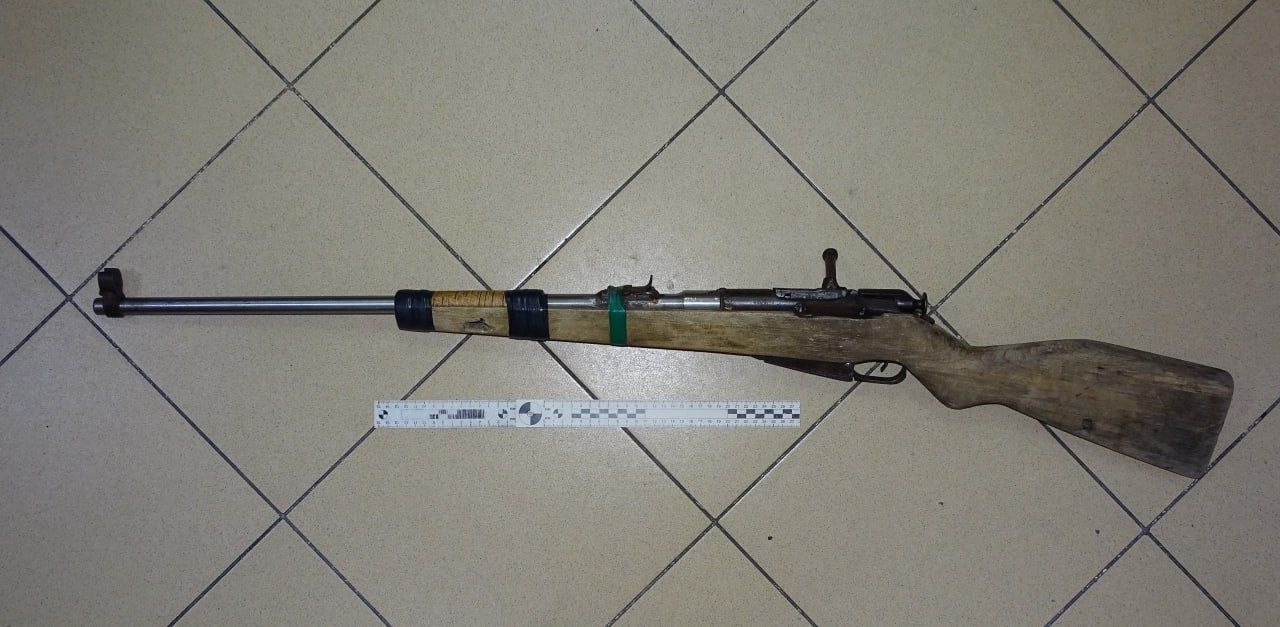 Винтовка Мосина пресс-службы ЛУ МВДТ по Забайкалью