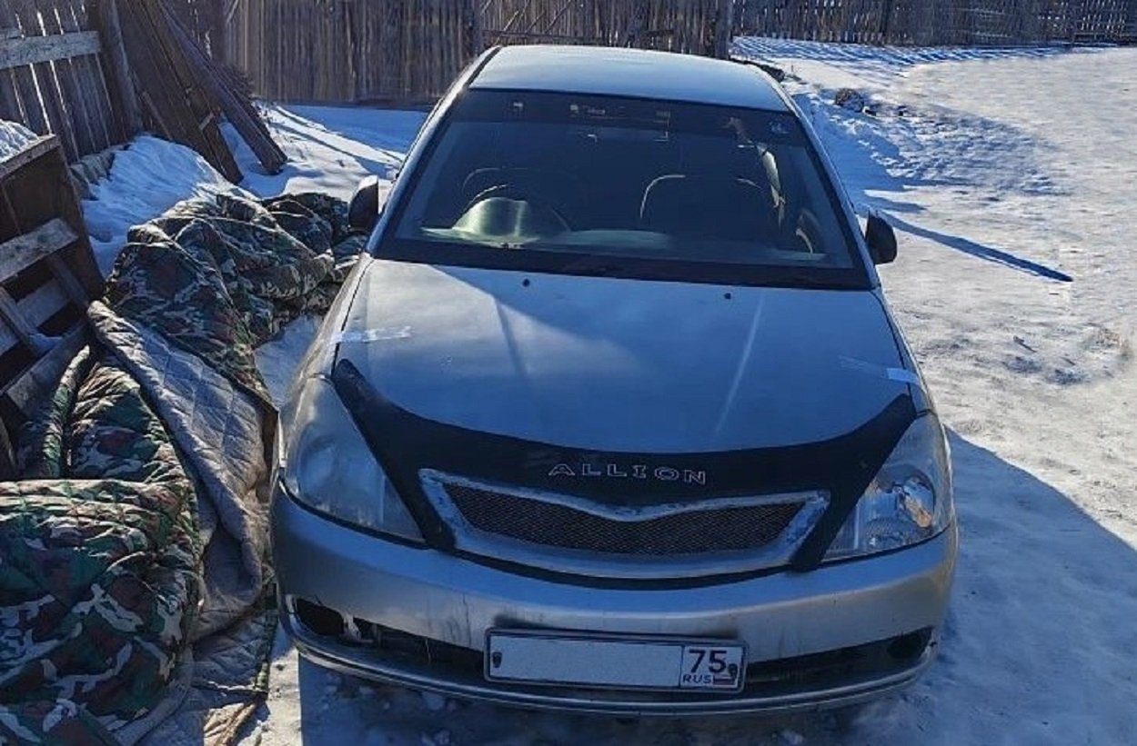 Иномарка пресс-службы УФССП по Забайкалью