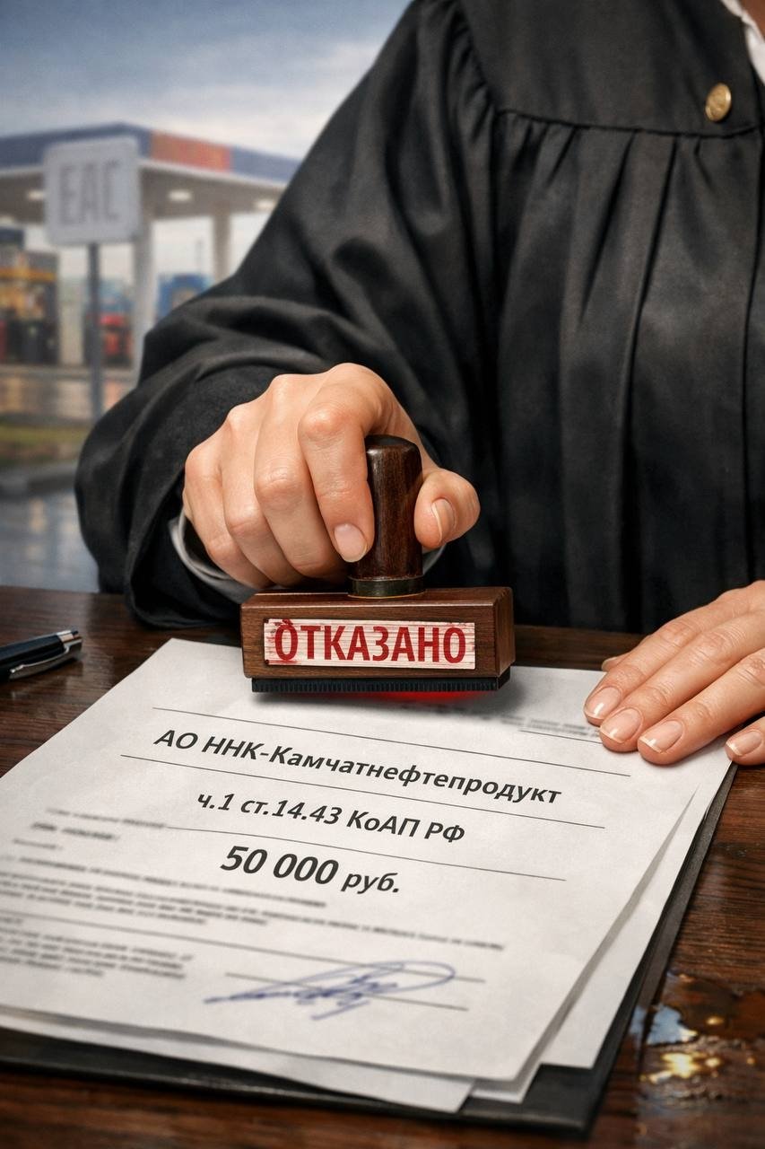 Штраф оставлен в силе Арбитражный суд Камчатского края