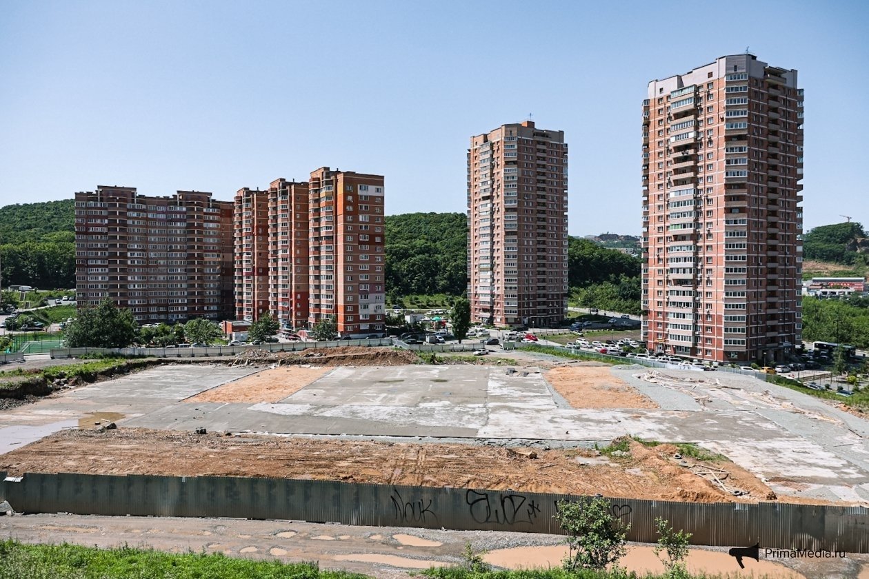 Стройплощадка школы в Снеговой Пади ИА PrimaMedia