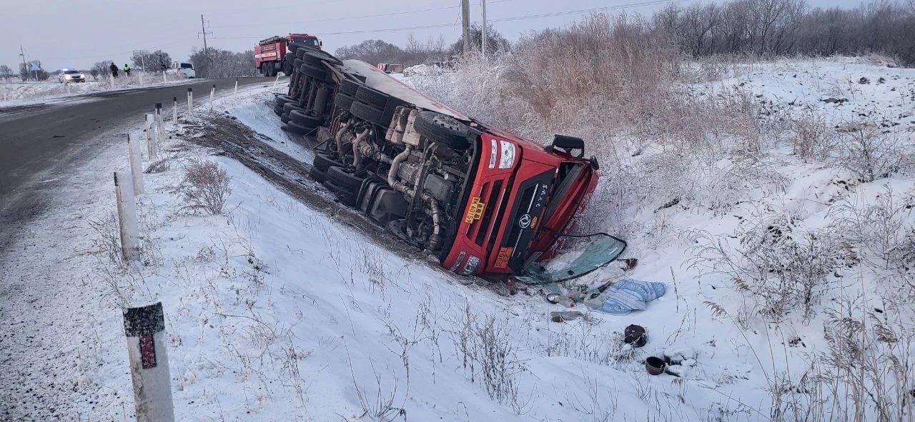 Место аварии канал МАХ (18+) полиции Приморья