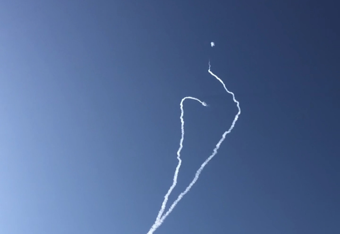 Работа средств ПВО российской армии из открытых источников