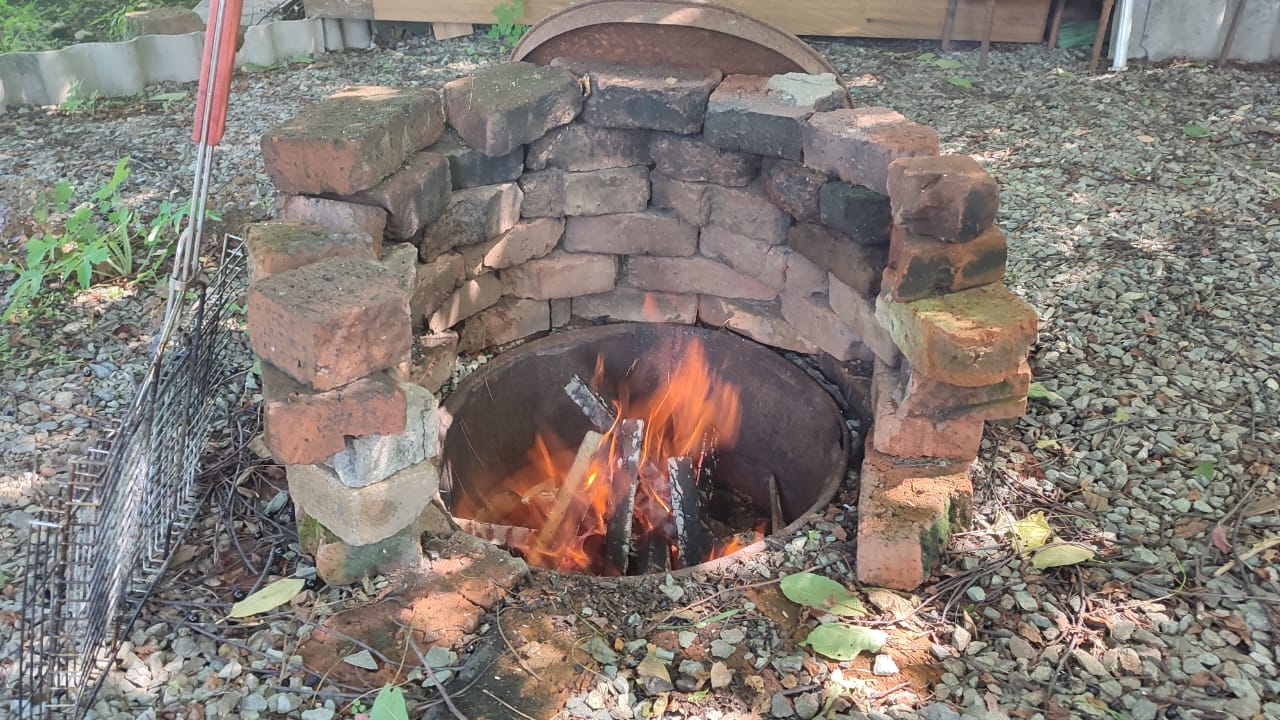 Костер в яме ИА ЕАОMedia