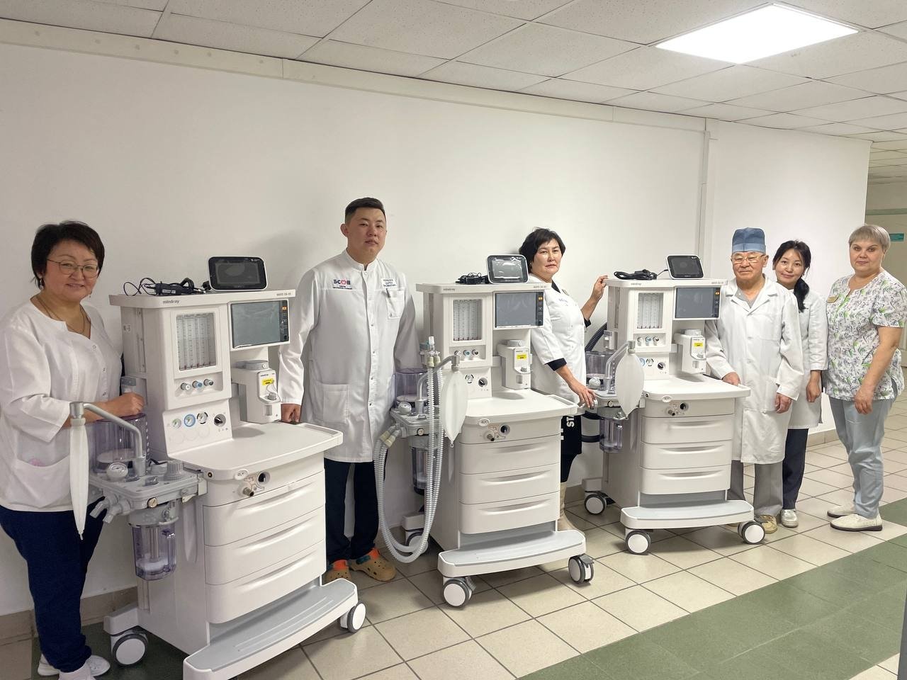 Анестезиологи Бурятии получили новые аппараты БСМП им. В.В. Ангапова