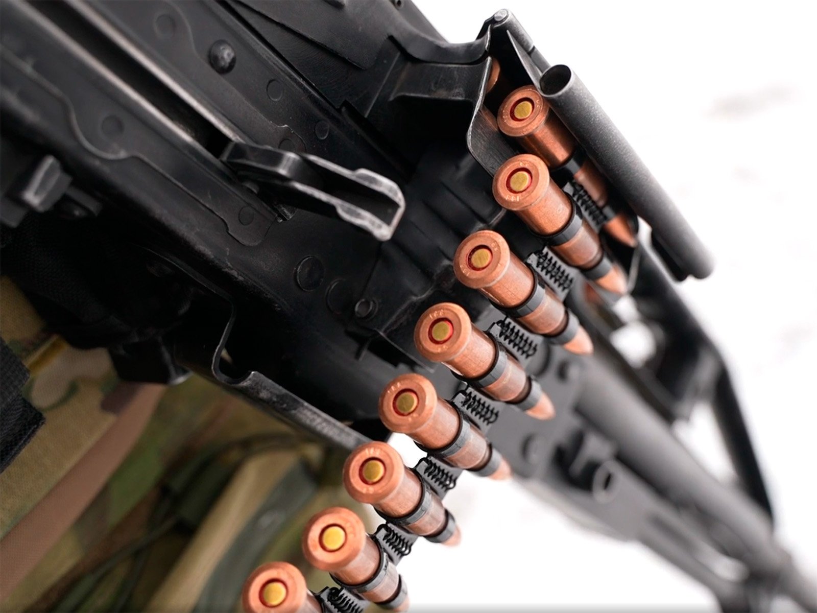 Армия, СВО, пулемёт, ПКМ, оружие, патроны Артём Хорошилов  , ИА Stavropol.Media