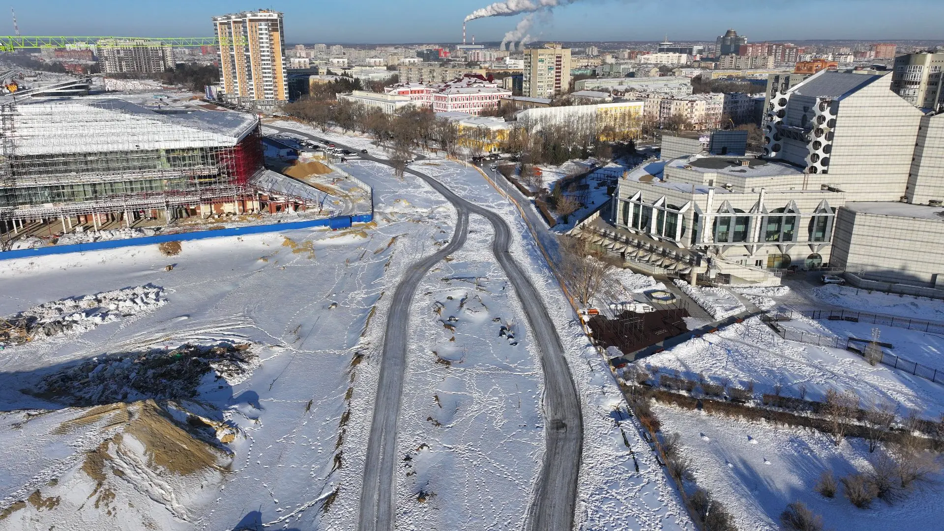 К лету на Краснофлотской появится новая двухполосная дорога министерство транспорта и дорожного хозяйства Амурской области