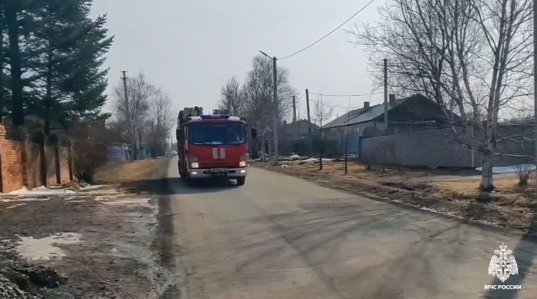 Рейд по селам. Скриншот видео пресс-служба ГУ МЧС России по Приморскому краю
